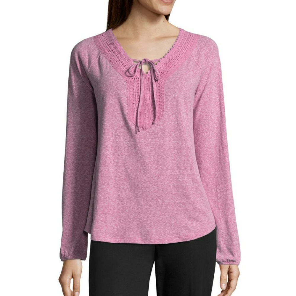 Long Sleeve V Neck Shirt